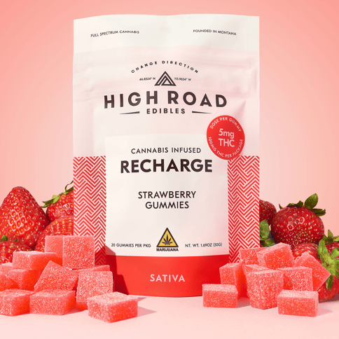 High Road - Recharge Gummies - Strawberry