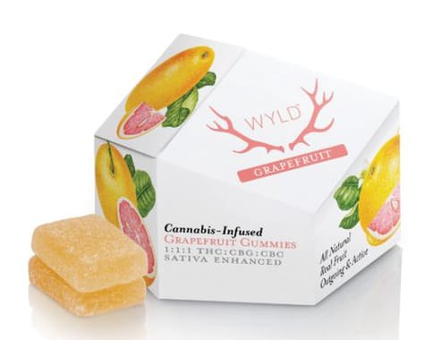 SDU - WYLD - THC GUMMY - 1:1:1 CBG CBC GRAPEFRUIT - 300MG