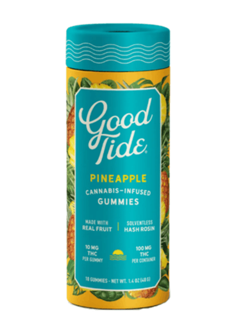 SDU - GOOD TIDE - SOLVENTLESS GUMMY - PINEAPPLE - 100MG