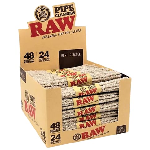 RAW Unbleached Hemp Pipe Cleaners