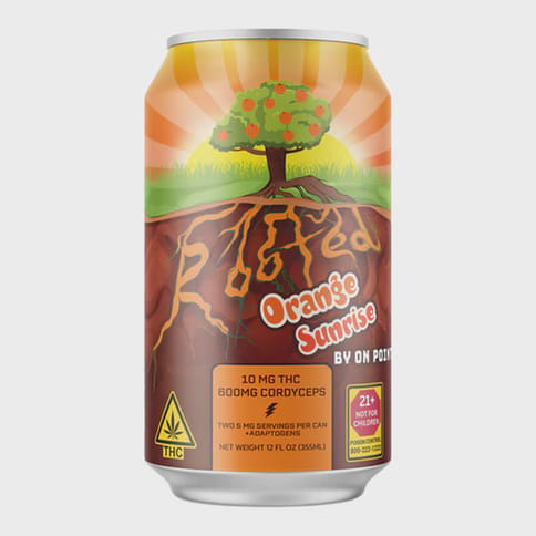 On Point Orange Sunrise 10 MG THC + 600 MG Cordyceps