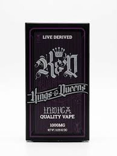 Kings & Queens - 1g AIO Vape - Master Kush