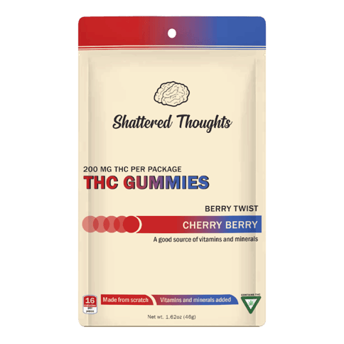 Cherry Berry 200mg Gummies | Shattered Thoughts
