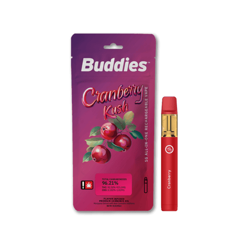 Cranberry Kush Flavored 1g Disposable (Buddies)