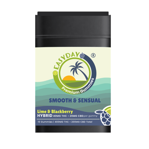 Easyday | Lime & Blackberry | FAST-ACTING Edible | 50mg THC: 25mg CBD (10-pack)