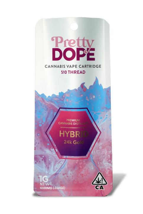 KB - PRETTY DOPE - THC VAPE - 24K GOLD - 1G
