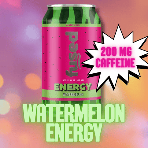 Fused | Watermelon Energy Seltzer (12Oz) | 30Mg