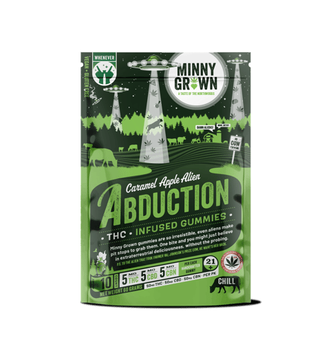 Caramel Apple Alien Abduction Gummies | Minny Grown |