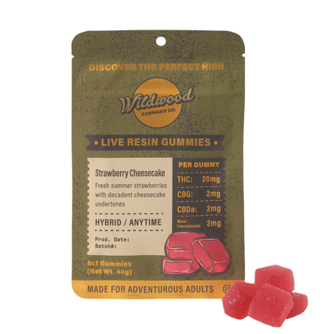Strawberry Cheesecake - 5ct Live Resin Gummies
