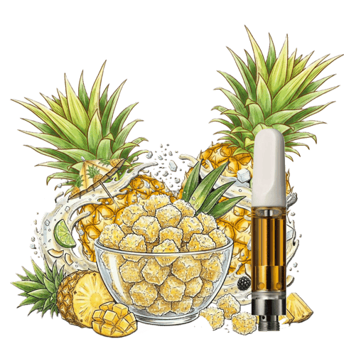 PUNCH BOWL | FLAVORED CARTRIDGE | PINEAPPLE EXPRESS | SATIVA | 1 GRAM | 510 THREAD