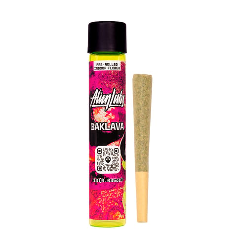 KB - ALIEN LABS - INDOOR PREROLL - BAKLAVA - 1G