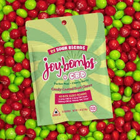 Sour Blends Fruit Chews 1:1 THC:CBD 100mg (Joybombs)