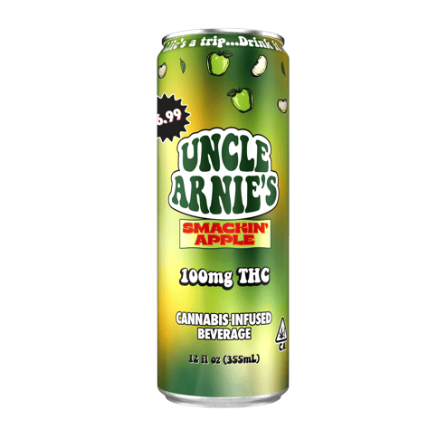 KB - UNCLE ARNIES - THC SOFT DRINK - SMACKING APPLE - 100MG