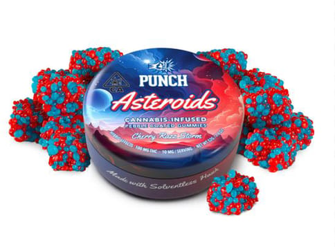 Punch - 100mg Solventless Asteroids - Cherry Razz Storm