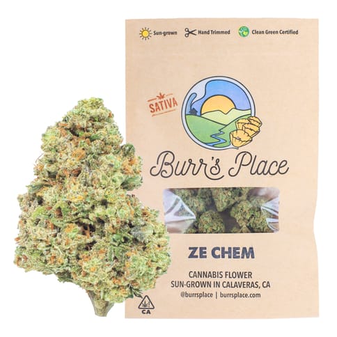 Burr's Place | Ze Chem (S) | 7g Sungrown Flower