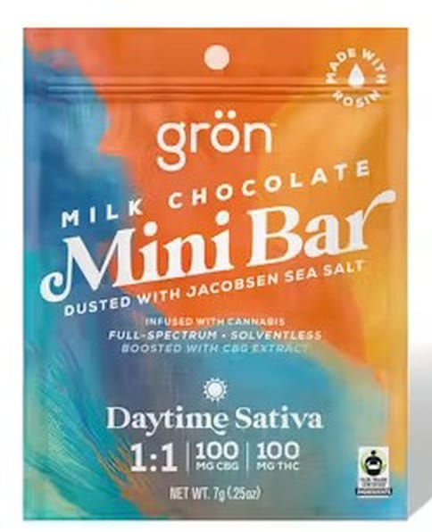 Mini Bar | Milk Chocolate | 200mg | 1:1 | THC:CBG | 1-Piece