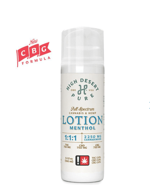 High Desert - Lotion -  Clinical Strength Menthol