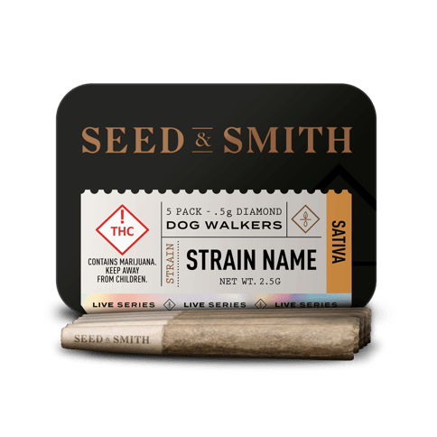Red Dawn Cannabis Infused Pre-Roll 5-Pack by Seed & Smith