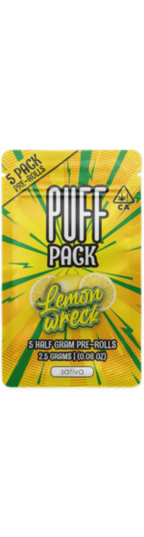 Puff - Lemon Wreck | 0.5G 5pk Pre-Rolls