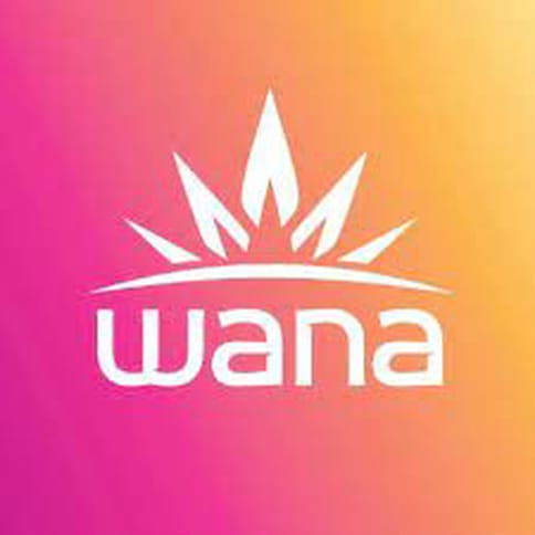 Wana Blue Slushy Sativa LTO Quick Gummies 100 mg THC