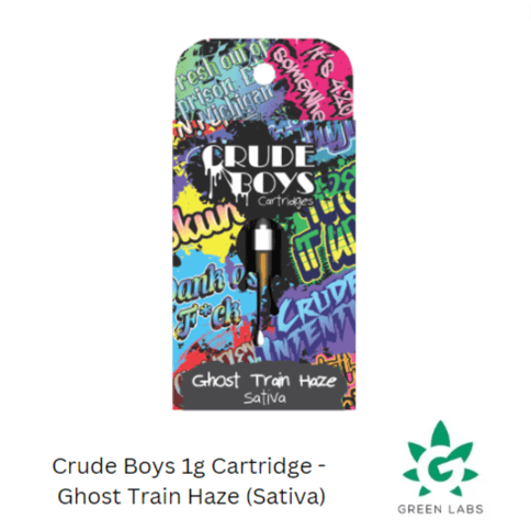 (REC) Crude Boys 1g Cartridge - Ghost Train Haze (Sativa) - REC - 1.0g
