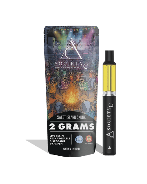 Society C Live Resin Disposable Sweet Island Skunk 2g