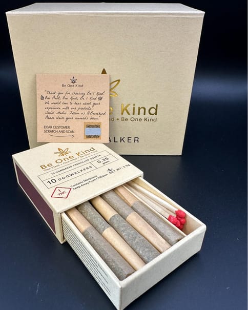 Be One Kind (H) Super Boof Dogwalkers 10 x 0.35g Mini Prerolls 3.5g