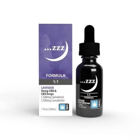 Zzz CBD:CBN 1500mg 30ml Lavender Tincture (Angel)