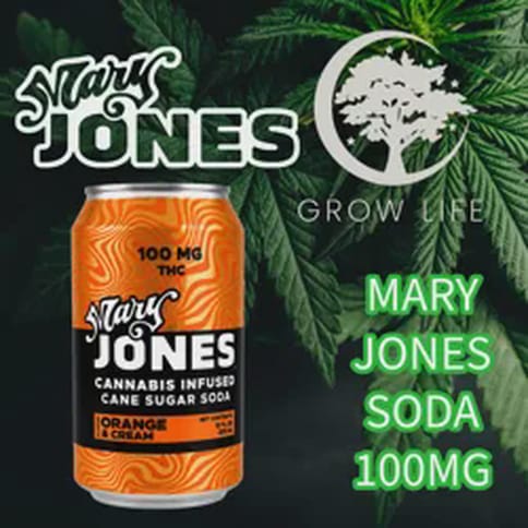 Mary Jones Soda Orange Cream 100mg (MED)