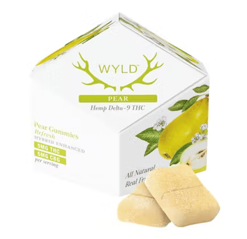 Pear - Hybrid Enhanced THC Gummies - 10mg THC, 10mg CBG - 5ct.