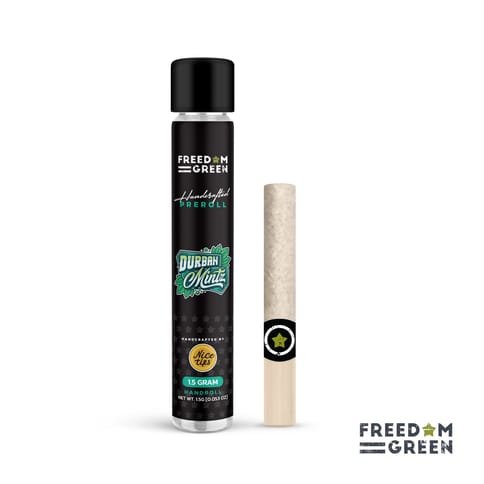 Freedom Green - Hand Rolls - Durban Mintz - 1.5g Pre Roll