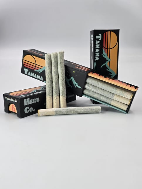 Tanana Herb Co. | Alien Zerbert / Golden Sands | Preroll | 6pk | .5g