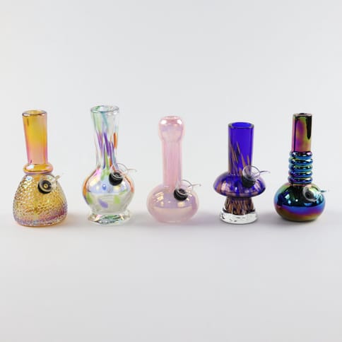 LuvBuds | Soft Glass Water Pipe 6"