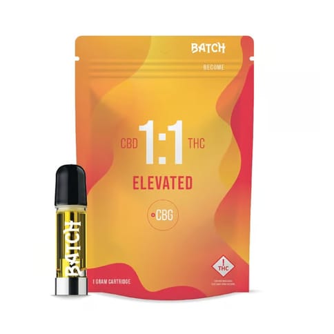 Batch become Cartridge |  Elevated CBG 1:1 1g Med