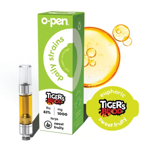 O.Pen Daily Strains Cartridge | Tiger's Blood 1g Rec