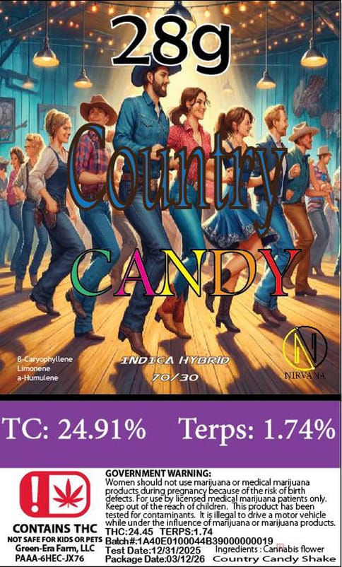 Nirvana | Shake | 28G - Country Candy