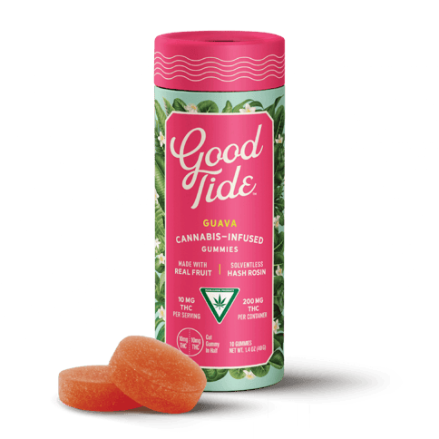 Guava 200mg Balanced Hash Rosin Gummies | Good Tide