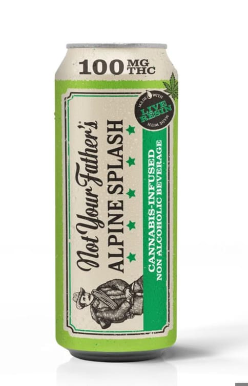 Not Your Father's | Alpine Splash | 100mg THC / 100mg Caffeine Infused Soda