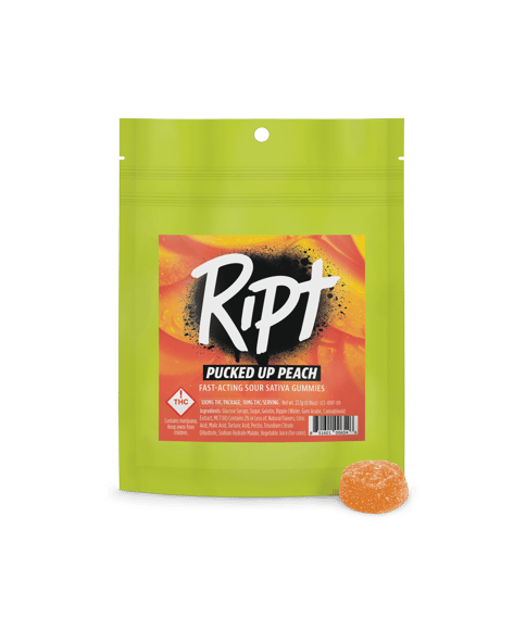 Pucked Up Peach - Fast-Acting Gummies