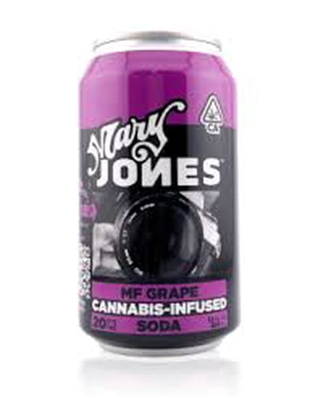 Mary Jones Soda | MF Grape | 100MG | 12oz Can