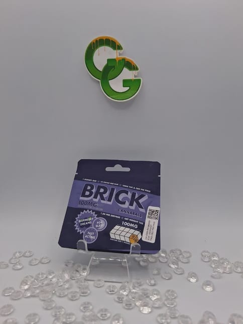 Blueberry Dream 100MG Brick Sleep Gummy Cannabals