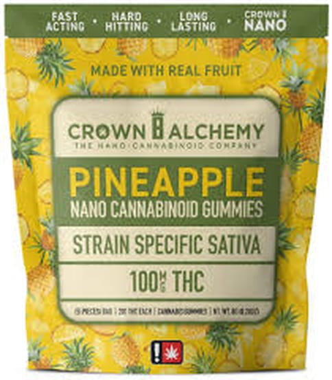 Pineapple Live Resin Gummy 100mg 2pc (Crown B Alchemy)