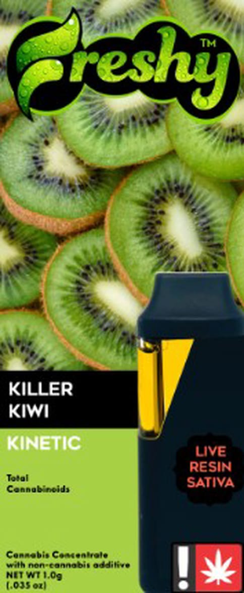 Freshy | Killer Kiwi | 1g | Flavored Live Resin | Disposable