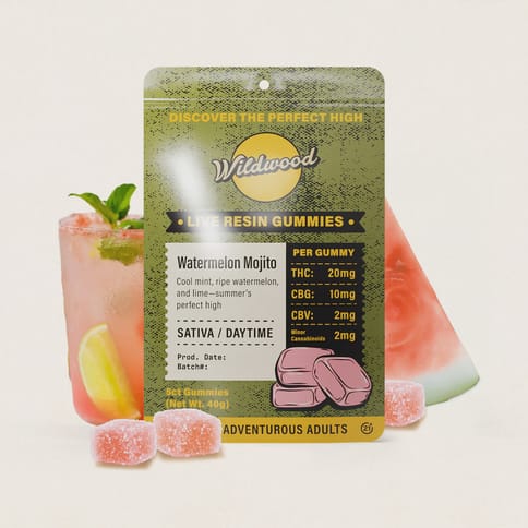 Watermelon Mojito - 5ct Live Resin Gummies