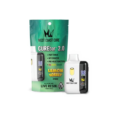 WEST COAST CURE - LIVE RESIN ALL IN ONE - LEMON SORBET - 1G
