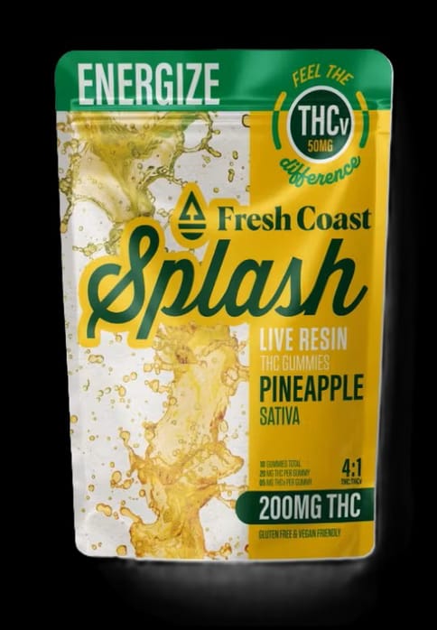 Splash-200mg THC:50mg THCv-FCE-Sativa Pineapple