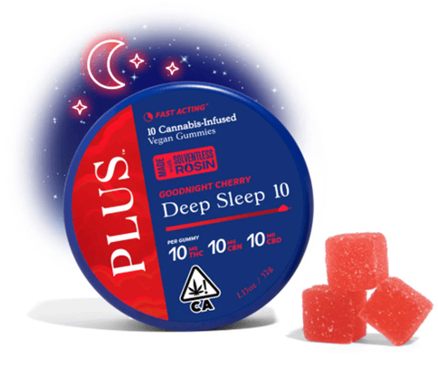 PLUS Rosin - Sleep Goodnight Cherry Gummies
