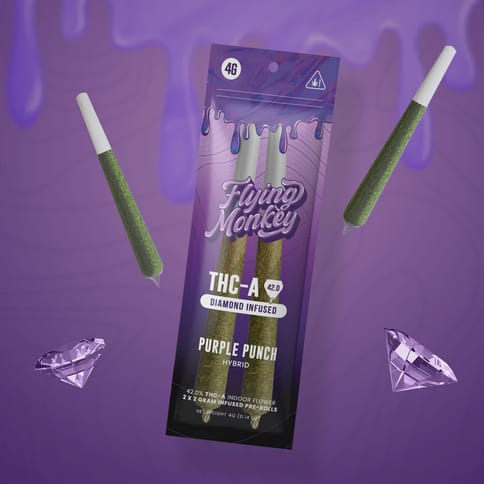 Flying Monkey THCA Purple Punch Preroll