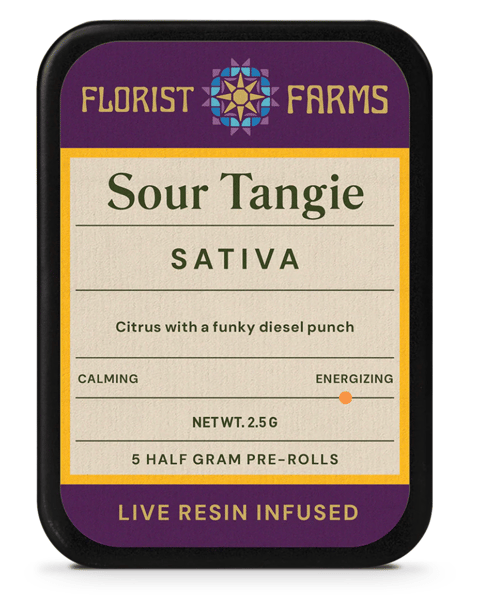 5pk | Sour Tangie | Live Resin Infused