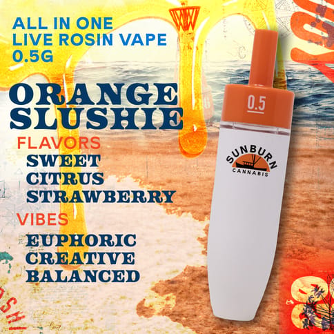 Orange Slushie 0.5g Live Rosin AIO